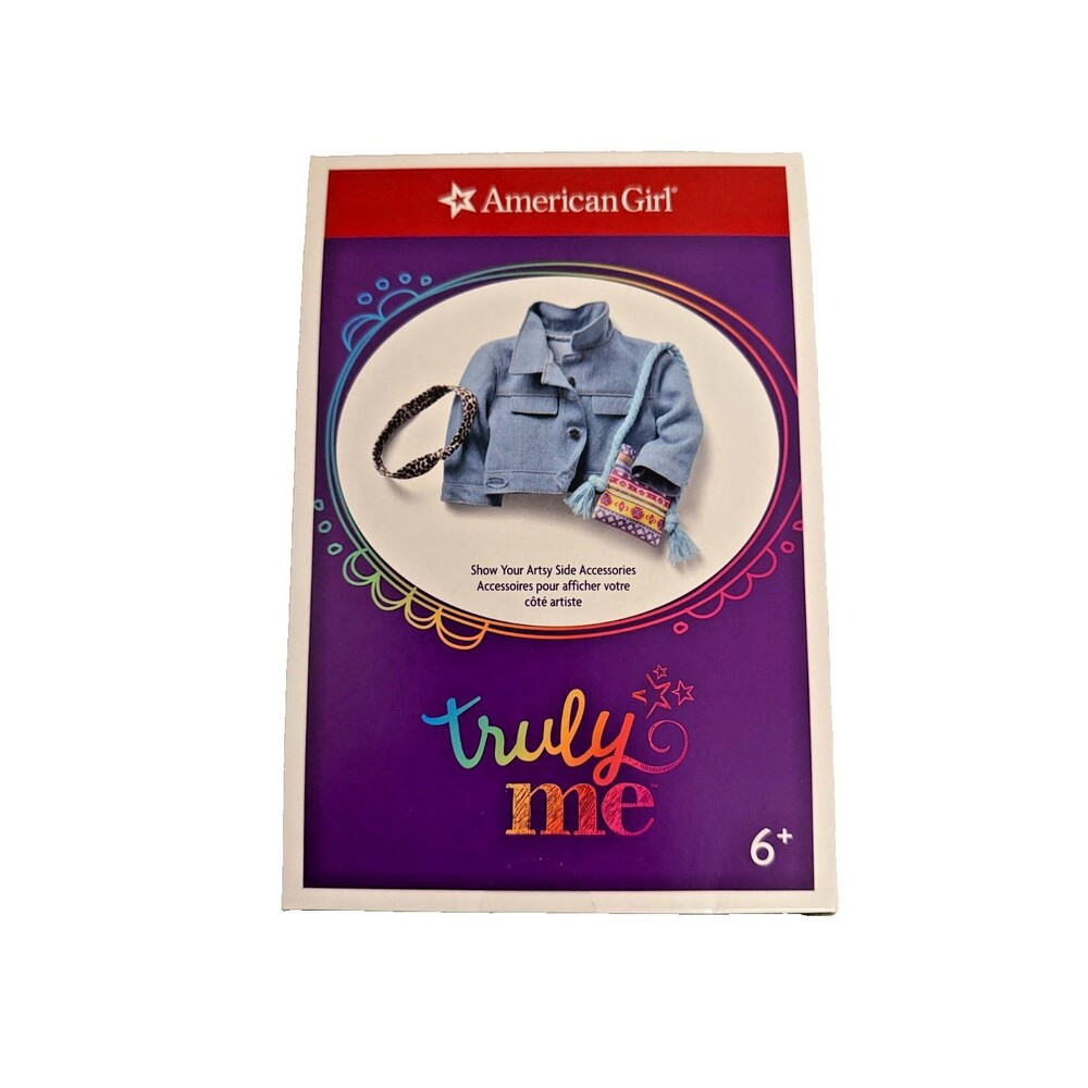American Girl Truly Me Show Your Artsy Side Accessories Denim Jacket 18" Doll